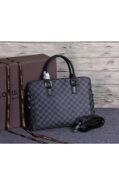 Knockoff High Quality Louis Vuitton monogram canvas tote bag 41612 black HV00580FA65