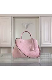 Knockoff Louis Vuitton Monogram Empreinte Montaigne MM M41698 light pink HV00825NL80