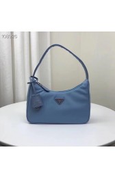 Knockoff Prada Nylon tote bag 1NE515 light blue HV00451fY84
