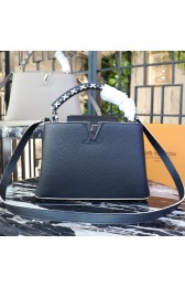 Louis Vuitton CAPUCINES PM M52388 black HV05163sp14