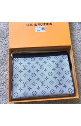 Louis Vuitton Monogram Canvas Clutch Bag POCHETTE APOLLO 61692 silver HV08593Yo25