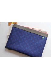 Louis Vuitton Monogram Canvas Clutch Bag POCHETTE APOLLO N63048 blue HV01836jo45