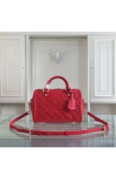 Louis Vuitton Monogram Empreinte 25CM Tote Bag M91337 Red HV07395FT35