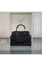 Louis Vuitton Monogram Empreinte Montaigne MM 41060 black HV09874fJ40