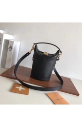 louis vuitton original calfskin handbag DUFFLE 53044 black HV06126yj81