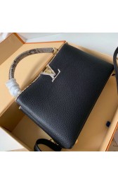 Louis Vuitton Original CAPUCINES PM M94586 Black HV09588MO84