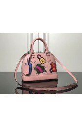 Louis Vuitton original Epi Leather ALMA BB M52481 Rose Ballerine Pink HV04715DV39
