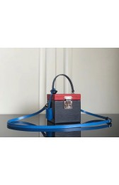 Louis Vuitton original Epi Leather BLEECKER BOX M52466 Indigo&Coquelicot Red HV02760CC86