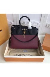 Louis Vuitton Original Leather CITY STEAMER PM M55062 Black&Wine HV09177AM45