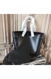 Louis Vuitton Original Neverfull Epi Leather MM 54185 black HV05014oJ62