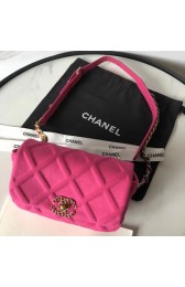Luxury Chanel 19 Bodypack AS1163 rose HV01650UV86