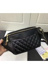 Luxury Chanel waist pack Sheepskin 94103 black HV01282bE46