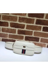 Luxury Gucci GG Original Leather belt bag 519308 white HV01237bE46