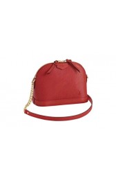 Luxury Louis Vuitton original Epi Leather Shoulder Bag M50321 red HV09003Lv15