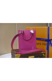 Luxury Louis Vuitton PETIT SAC PLAT M80168 Pondichery Pink HV00243Lv15