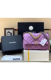 Luxury Replica CHANEL 19 Flap Bag AS1162 Lavender HV07769vv50