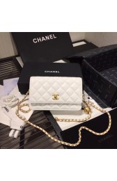 Luxury Replica Chanel Original Small classic Sheepskin flap bag AS33814 white HV08864vv50