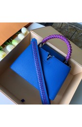 New Louis Vuitton CAPUCINES BB M55236 blue HV10796Uf80