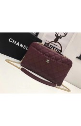 Newest Chanel Flap Tote Bag 6599 wine HV05824KX51