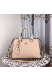 Prada Double Tote Bag Litchi Leather 1579 Light Pink HV00712hI90