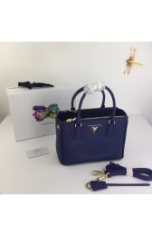 Prada Galleria Small Saffiano Leather Bag BN2316 blue HV01083HB29