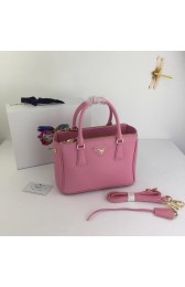 Prada Galleria Small Saffiano Leather Bag BN2316 pink HV06330nV16