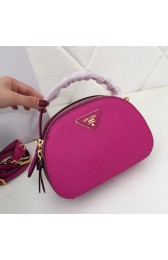 Prada Odette Saffiano leather bag 1BH123 rose HV09750DO87