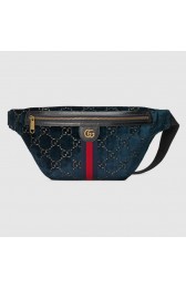 Replica Best Quality Gucci GG velvet waistpack 574968 red blue black HV00530Rf83