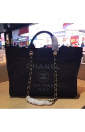 Replica Chanel 19SS Shopping bag A66941 black HV07202EO56
