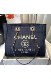 Replica Chanel 19SS Shopping bag A67001 royal blue HV09171BB13