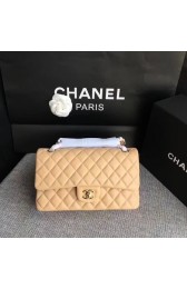 Replica Chanel Flap Original sheepskin Leather Shoulder Bag CF1112 apricot gold chain HV01349iu55