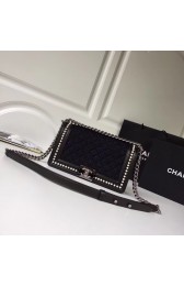 Replica Chanel LE BOY Shoulder Bag Original A67086 black HV08415sA83
