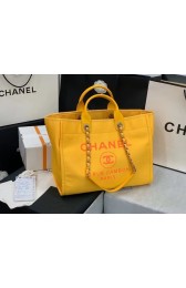 Replica Chanel Original large shopping bag 66941 yellow HV10162Vi77