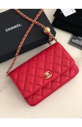 Replica Chanel Original Small classic Sheepskin flap bag AS33814 red HV00224rH96