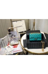 Replica Chanel Shoulder Bag Original Leather Green AS0874 Gold HV00018Ye83