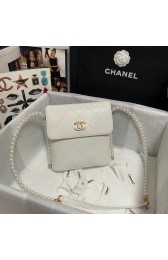 Replica Chanel small hobo bag AS2503 white HV07662BJ25