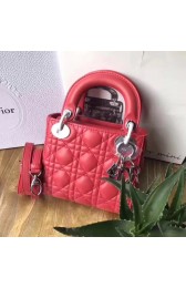 Replica Dior Original Sheepskin Leather tote Bag M673 red HV01834CQ60