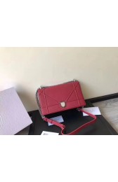 Replica DIORAMA FLAP BAG IN RED GRAINED CALFSKIN WITH LARGE CANNAGE DESIGN M0422 HV08219VA65