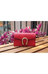 Replica Gucci Dionysus Calfskin mini Shoulder Bag 476432 red HV10501AP18