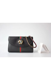 Replica Gucci GG Marmont small shoulder bag 570145 black HV11503ED66