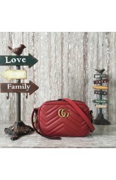 Replica Gucci GG NOW Mini Shoulder Bag 448065 red HV01554aG44