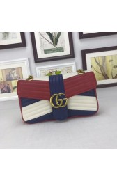Replica Gucci GG NOW Shoulder Bag 443497 Red blue and white HV07493iF91