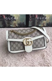 Replica Gucci Ophidia GG Supreme small shoulder bag 443497 white HV09726XB19