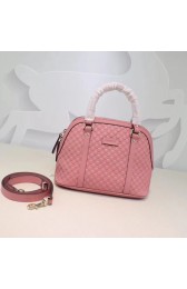 Replica Gucci Signature Leather tote Bag 449654 pink HV05654rH96