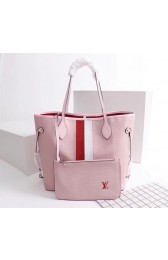 Replica Louis Vuitton Neverfull Epi Leather MM 53763 pink HV07394aG44