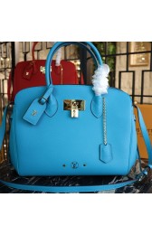 Replica Louis Vuitton Veau Nuage Leather Milla MM M51685 sky blue HV02744VA65