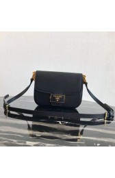 Replica Prada Embleme Saffiano leather bag 1BD217 black HV01790KG80