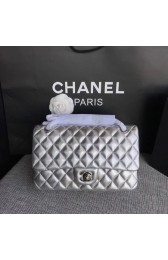 Replica Top Chanel Flap Original sheepskin Leather Shoulder Bag CF1112 silver silver chain HV05274ll80