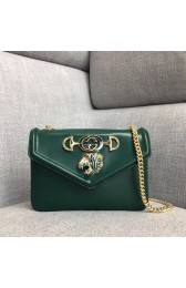 Replica Top Gucci Rajah small shoulder bag 537243 Dark green HV03216Cq58