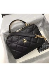 Replica Top Newest Chanel Flap Mini Tote Bag A91907 black HV10749ll80